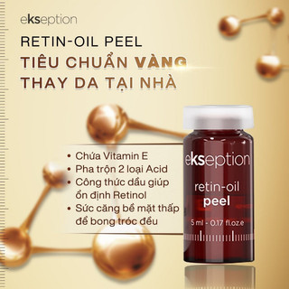 Tinh chất Peel da Ekseption Retin-oil lọ 5ml | Tái tạo da căng bóng và trẻ hóa
