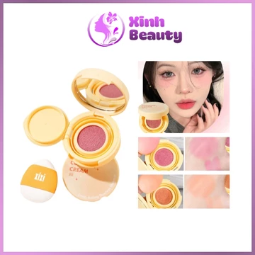 Má Hồng, Phấn Má Hồng, Má Hồng Xixi dạng cushion bám màu tốt, cho đôi má ửng hồng tự nhiên - XIX01