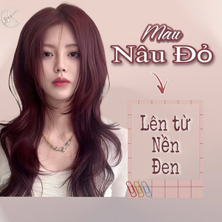 Thuốc Nhuộm Tóc Màu Nâu Đỏ -100G Khanh.Color