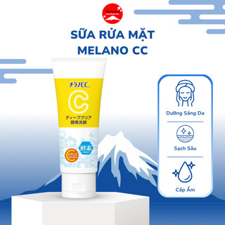 Sữa Rửa Mặt Melano CC Dưỡng Sáng Da Sạch Sâu Cấp Ẩm Giảm Mụn Dầu Nhờn Tẩy Tế Bảo Chết 130g