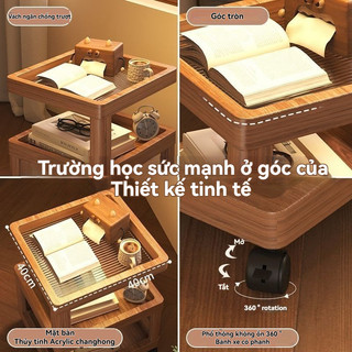 Bàn cạnh sofa phòng khách bàn cà phê góc hiện đại phòng ngủ nhỏ đơn giản giá để đồ giá để bàn trang trí