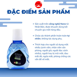 Nước Nhỏ Mắt Keshi Sakura Nhật Bản Làm Dịu Ngứa Mỏi Mắt Giảm Khô Giúp Mắt Sáng Khoẻ 10ml
