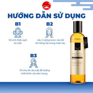 nước hoa hồng ,Toner Dưỡng Ẩm Quality 1st Derma Laser VC100 Thu Nhỏ Lỗ Chân Lông Chống Lão Hoá Mờ Nám 240ml