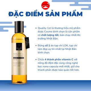nước hoa hồng ,Toner Dưỡng Ẩm Quality 1st Derma Laser VC100 Thu Nhỏ Lỗ Chân Lông Chống Lão Hoá Mờ Nám 240ml