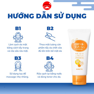 Tẩy Tế Bào Chết Rosette Gommage Peeling Gel Dưỡng Ẩm Làm Sạch Lỗ Chân Lông Cho Mọi Loại Da 120g