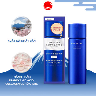 Nước Hoa Hồng Dưỡng Trắng Shiseido Aqualabel Brightening Care Lotion Moist Cấp Ẩm Ngừa Sạm Nám 170ml