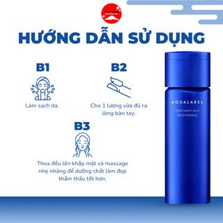 Nước Hoa Hồng Dưỡng Trắng Shiseido Aqualabel Brightening Care Lotion Moist Cấp Ẩm Ngừa Sạm Nám 170ml
