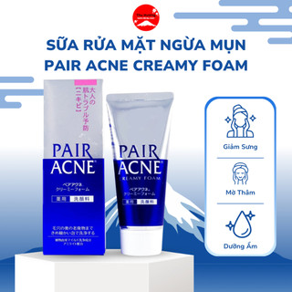Sữa Rửa Mặt Ngừa Mụn Pair Acne Nhật Bản 80g. Giảm Sưng Mờ Thâm Dưỡng Ẩm Cho Da Nhạy Cảm