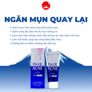 Sữa Rửa Mặt Ngừa Mụn Pair Acne Nhật Bản 80g. Giảm Sưng Mờ Thâm Dưỡng Ẩm Cho Da Nhạy Cảm