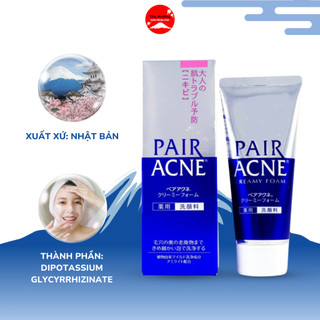 Sữa Rửa Mặt Ngừa Mụn Pair Acne Nhật Bản 80g. Giảm Sưng Mờ Thâm Dưỡng Ẩm Cho Da Nhạy Cảm