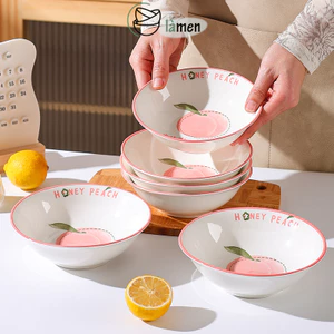 Bát Tô Sứ Tráng Men Cao Cấp, In Hình Dễ Thương BATTO001
