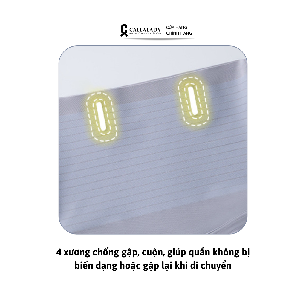 Quần gen bụng định hình Callalady định hình eo gen nịt bụng dưới co dãn thông thoáng nâng mông siết đùi 15