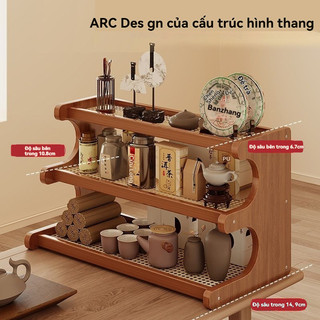 Giá để đồ để bàn bằng gỗ nhiều tầng giá để đồ để bàn phòng ngủ phòng khách ban công giá để đồ để đồ