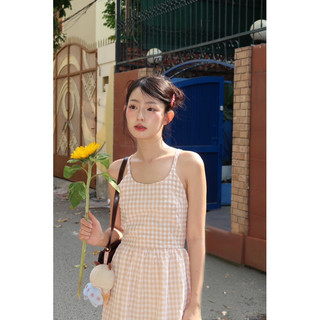 Váy maxi cổ yếm hở lưng Jenny Dress DamibyQuynh