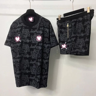 Bộ Quần Nam Jor dann In Logo  Full Áo Siêu Chất - Bộ Quần Áo Nam Nữ Ro Đừn Mùa Hè Siêu Đẹp Cho Boy Phố