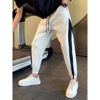 Quần JOGGER ống rộng hách dáng vải nỉ Phong cách Hàn quốc QUẦN DRAGON PHỐI SỌC dáng thể thao K1