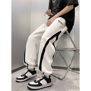 Quần JOGGER ống rộng hách dáng vải nỉ Phong cách Hàn quốc QUẦN DRAGON PHỐI SỌC dáng thể thao K1