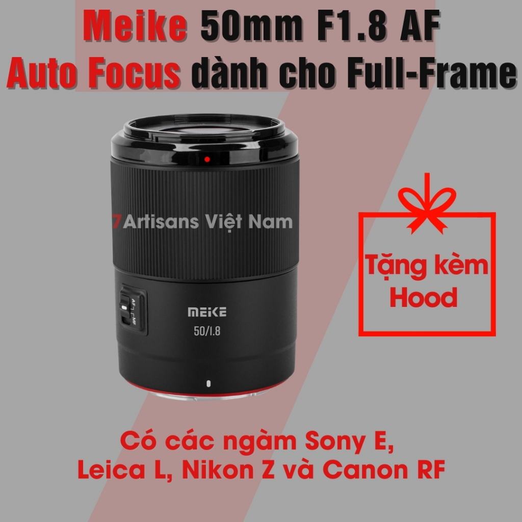 Ống kính Meike AF 50mm Auto Focus Lấy nét tự động siêu