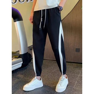 Quần dài jogger thun nỉ DRAGON bo chun Phối sọc form rộng unisex thoáng mát, không xù - K1