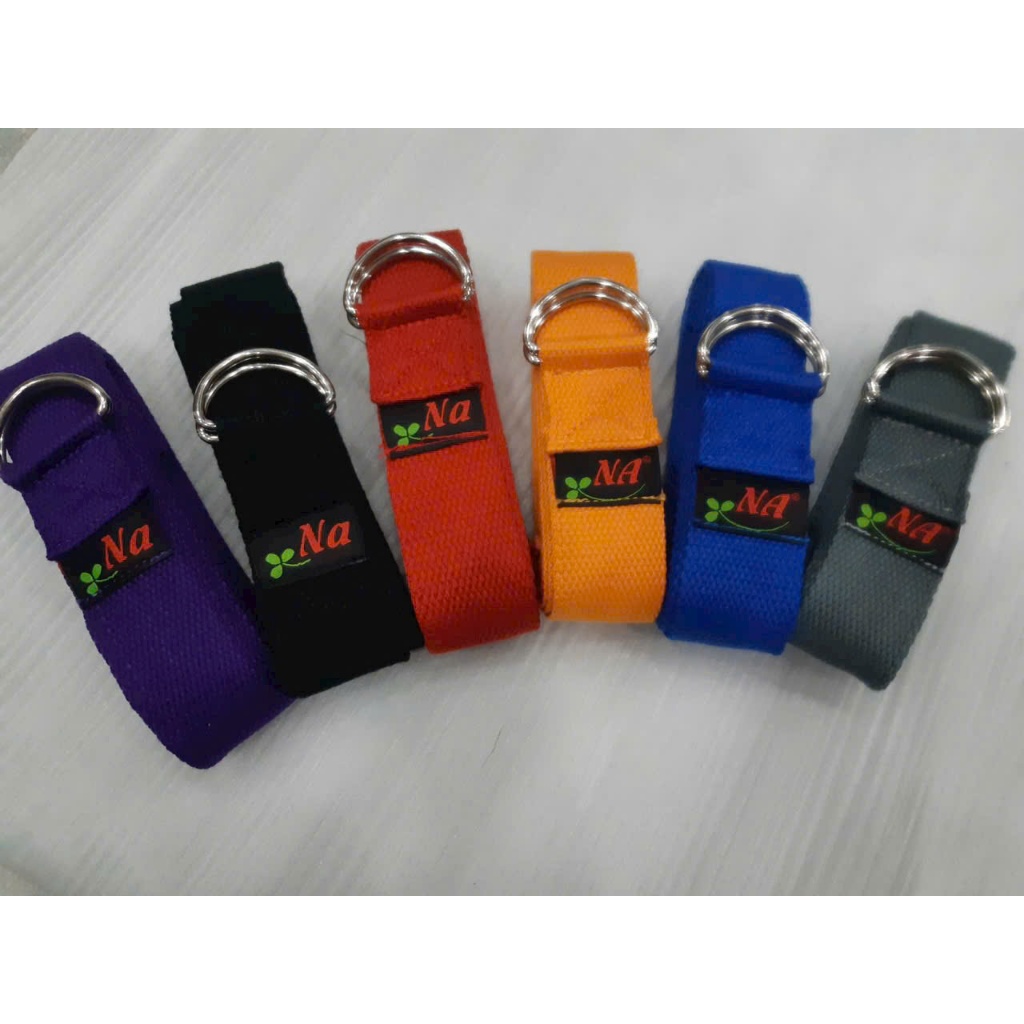 Combo 5 dây tập yoga cotton 2m3 (cho lớp, nhóm)