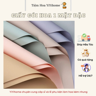Giấy Gói Hoa 1 Mặt Loại Đặc (58*58 cm) Cao Cấp Trang Trí Quà Tặng Decor Diy Handmade YiYihome