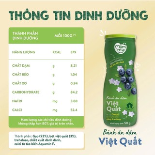 Bánh Ăn Dặm Mămmy Dạng Hũ 50g, Vị Trái Cây Và Rau Củ Giúp Hỗ Trợ Tiêu Hoá Cho Bé - Lucie's Mom