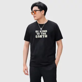 Áo thun nam cotton Gavani Akh King to the earth