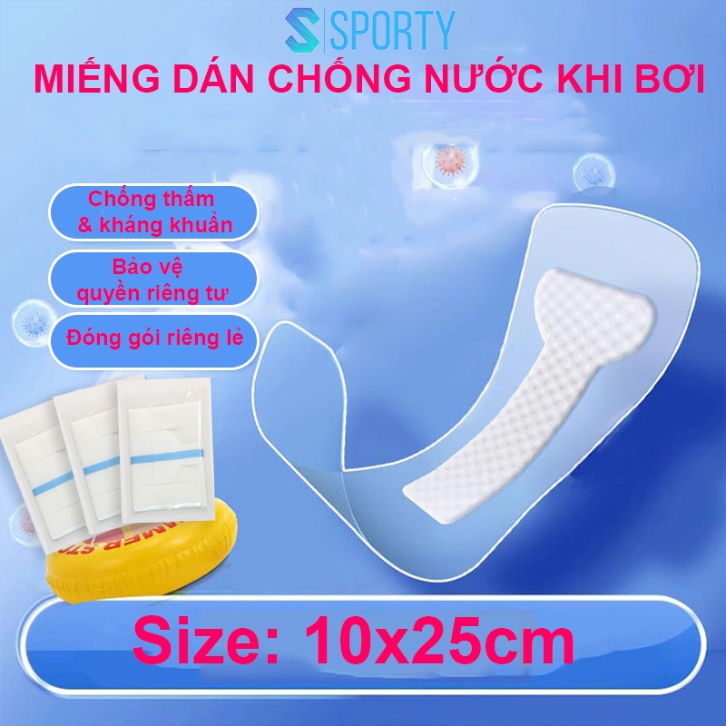 Ảnh Miếng dán PU bảo vệ vùng kín SPORTY DP8 dùng 1 lần chống nước, phòng ngừa nhiễm trùng cho phụ nữ 1