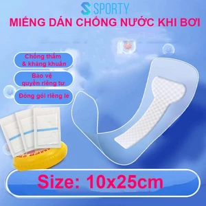 Miếng dán PU bảo vệ vùng kín SPORTY DP8 dùng 1 lần chống nước, phòng ngừa nhiễm trùng cho phụ nữ