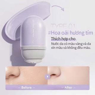 [OSITREE] Kem Lót Trang Điểm Đổi Màu Ositree Che Khuyết Điểm Da Color Correcting Makeup Base