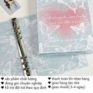 Album Ảnh Binder Đựng Card A5 - Sổ Còng Sưu Tầm Gợn Nước Timo VPBL15