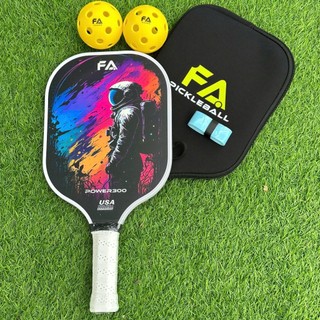 (HOẢ TỐC HN) Vợt Pickleball F-sports Power, Công Nghệ Fiberglass PrecisionFlow, Kiểm Soát Cao Cấp