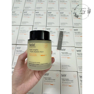 [Công Ty] Mặt Nạ Ngủ Belif Super Knights - Multi Vitamin Mask, Mặt Nạ Dưỡng Sáng và Phục Hồi Da