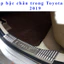 Bộ ốp bậc chân, nẹp bước cửa trong + ngoài xe Toyota Vios 2014- 2017, 2019 - 2023 chất liệu inox