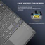 Bàn Phím Bluetooth 5.0 Không Dây Cảm Ứng Cho Điện Thoại Ipad Máy Tính Laptop
