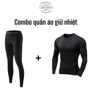 Combo Quần Áo giữ nhiệt [45-92kg] quần áo thể thao Pro Combat nam- quần áo giữ nhiệt thun cao cấp