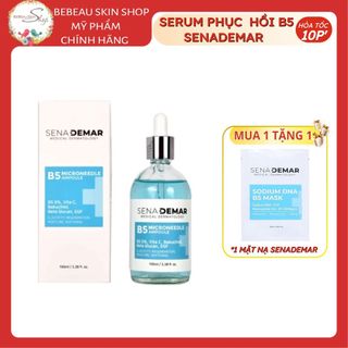 Serum B5 Senademar Microneedle Ampoule Cấp Ẩm Phục Hồi Sáng Da 100ml - Bebeau