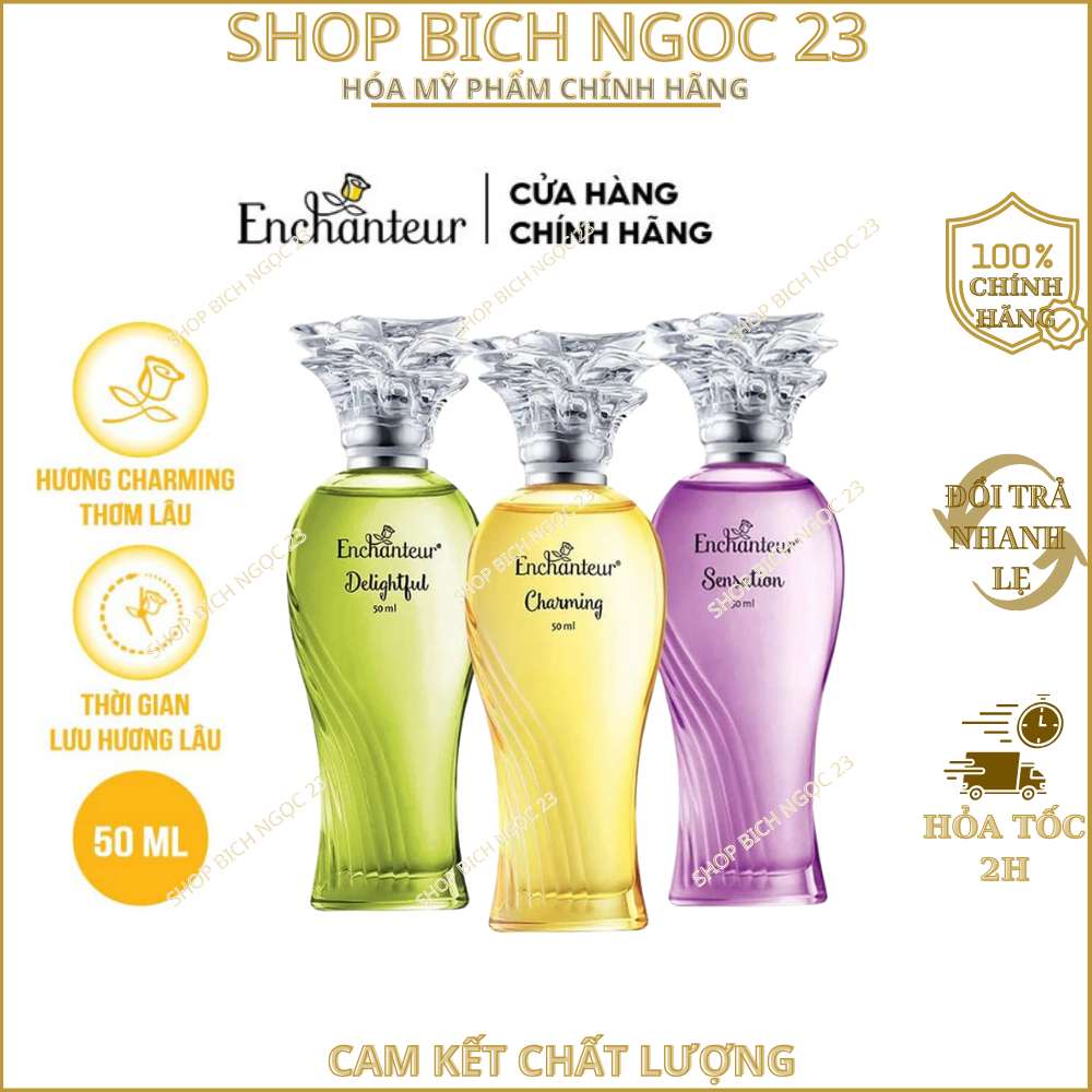 Nước hoa Enchanteur hương nước hoa Pháp nồng nàn, quyến rũ 50ml