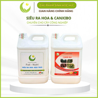 Combo 2 can 5 L cho cây ra hoa nhiều đậu trái, dưỡng bông , chống rụng bông và trái cho cà phê, hồ tiêu
