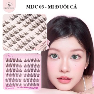 Lông Mi Giả Sẵn Keo MDC Lashes mua theo combo Tặng Nhíp + keo + kẹp Mí - Mi Có Thể Tái Sử Dụng Nhiều Lần