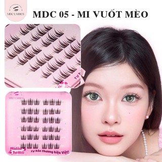 Lông Mi Giả Sẵn Keo MDC Lashes mua theo combo Tặng Nhíp + keo + kẹp Mí - Mi Có Thể Tái Sử Dụng Nhiều Lần