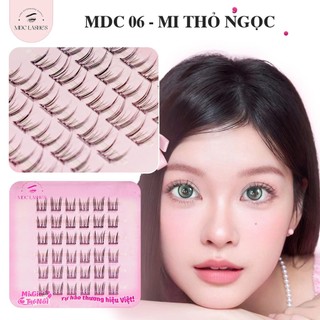 Lông Mi Giả Sẵn Keo MDC Lashes mua theo combo Tặng Nhíp + keo + kẹp Mí - Mi Có Thể Tái Sử Dụng Nhiều Lần