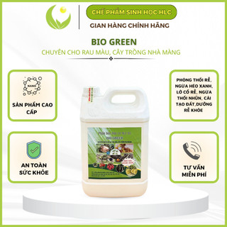 Bio Green-Chuyên cho rau màu, cây trồng nhà màng phòng héo xanh, lở cổ rễ can 5 lít