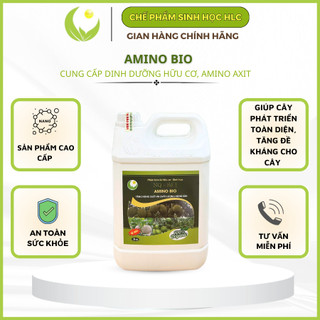 Phân bón sinh học Amino can 5L, dinh dưỡng tổng hợp  giúp cây khoẻ, xanh lá, mập chồi, nhú đọt
