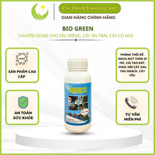 Bio Green-Chuyên dùng cho sầu riêng, cây ăn trái,cây có múi phòng bệnh thối rễ, nứt thân, xì mủ chai 500ml