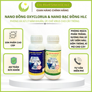 Cặp nano bạc đồng và nano đồng oxyclorua HLC đánh bay nấm khuẩn
