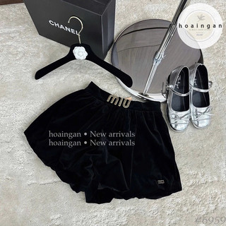 Chân Váy Nhung Bồng Cạp Miuiu