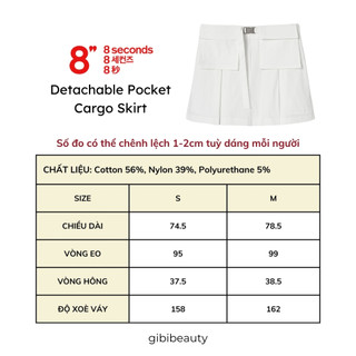 Váy 8SECONDS Detachable Pocket Cargo Skirt