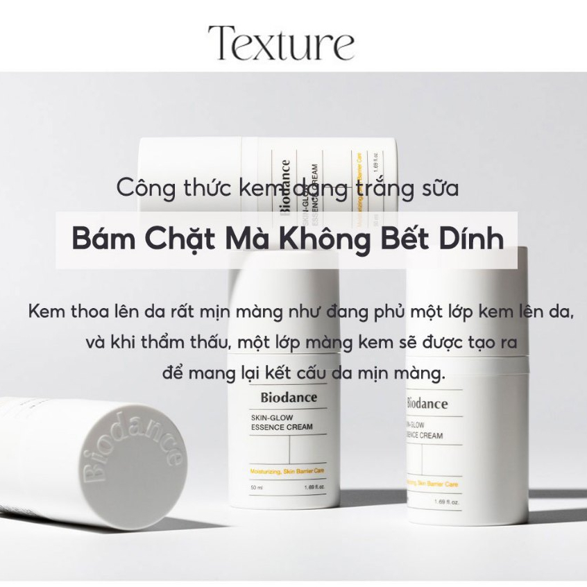 Ảnh BIODANCE Kem Dưỡng Ẩm Làm Sáng Căng Bóng Và Phục Hồi Da Skin GLow Essence Cream 50ml 3
