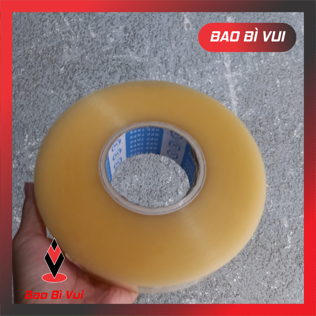 Băng keo cuộn 1kg, (CUỘN 1 KG) băng keo đóng hàng 1kg